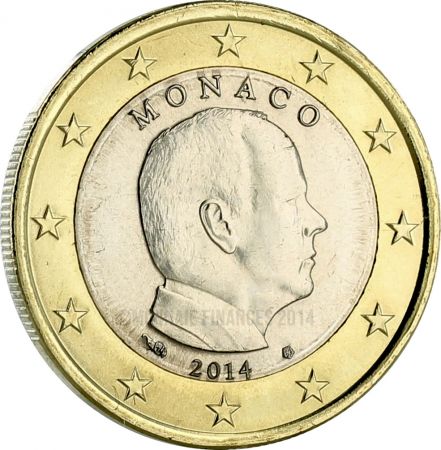 Monaco 1 euro Prince Albert II - Monaco 2014