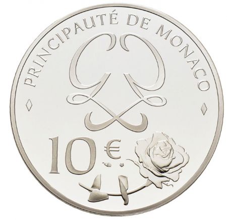 Monaco 10 Euros Argent MONACO 2019 - 90 ans Princesse Grace