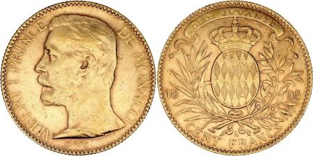 Monaco 100 Francs Albert I - Armoiries 1895 A Paris