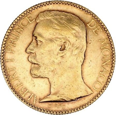 Monaco 100 Francs Albert I - Armoiries 1895 A Paris