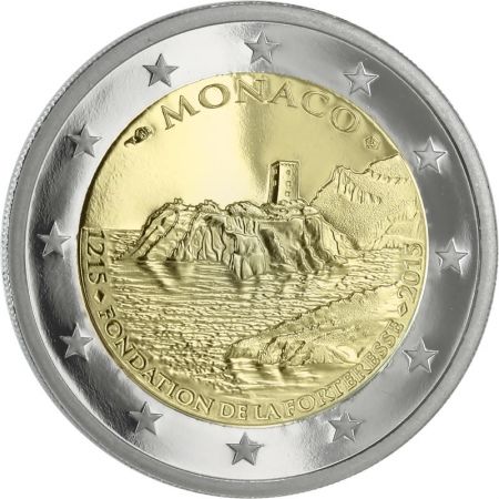 Monaco 2 Euros Commémo. BE MONACO 2015 - Première forteresse