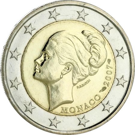 Monaco 2 Euros Commémorative BU - Princesse Grace - Monaco 2007