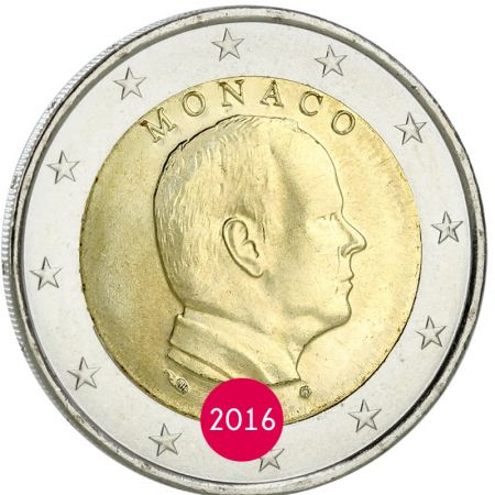 Monaco 2 euros MONACO 2016 (pièce de circulation)