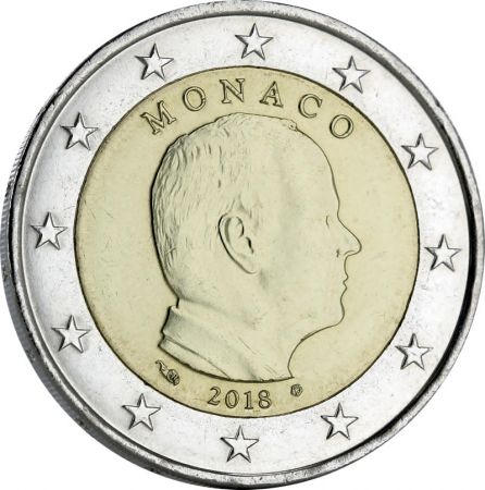 Monaco 2 euros MONACO 2018 (pièce de circulation)