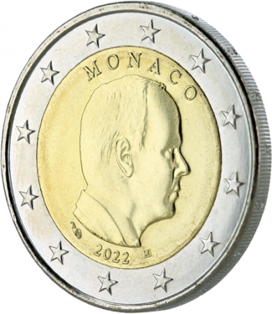 Monaco 2 euros MONACO 2022 (pièce de circulation)
