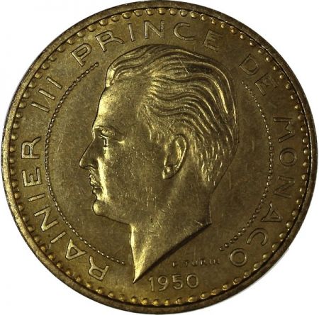Monaco 20 Francs Rainier III - 1950 Essai - Tirage 1.700 ex