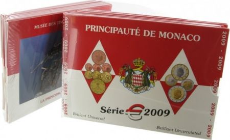Monaco Coffret BU Euro - Monaco  8 pièces - 2009