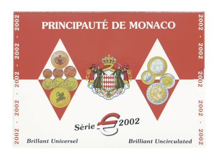 Monaco Coffret BU Euro 2002 - Monaco