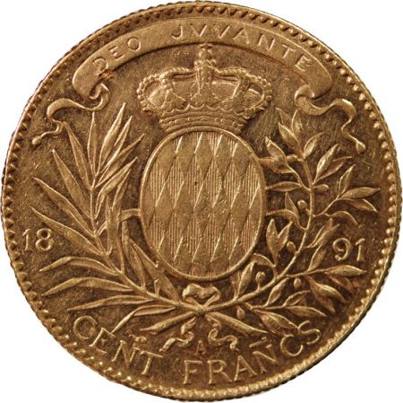 Monaco MONACO  ALBERT Ier - 100 FRANCS OR 1891 A PARIS