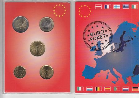 Monaco Série 5 pièces euros Rainier III - 2003