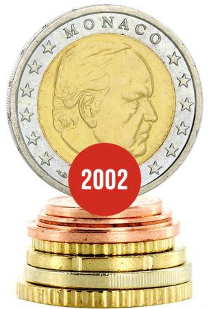 Monaco Série Euros MONACO 2002 (5 pièces)