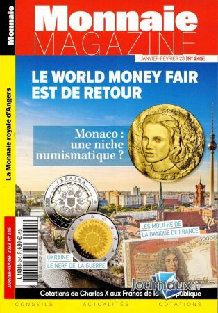 Monnaie Magazine n°245  Janvier  Février 2023