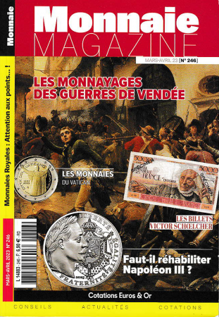 Monnaie Magazine n°246 Mars  Avril 2023