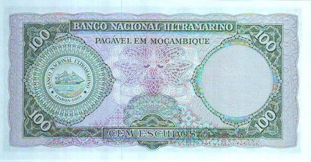 Mozambique 100 Escudo Aires de Ornelas