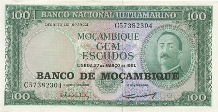 Mozambique 100 Escudos Aires de Ornelas