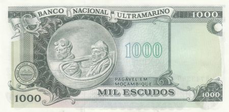 Mozambique 1000 Escudos Gago Countinho - 1976
