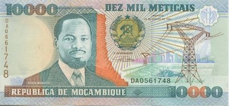 Mozambique 10000 Meticais J. Chissano - Labour