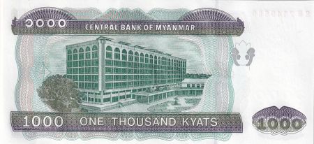 Myanmar 1000 Kyats Shinzé - Banque - 2004 - Série SB