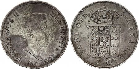 Naples 120 Grana Ferdinand II - Armoiries - 1842