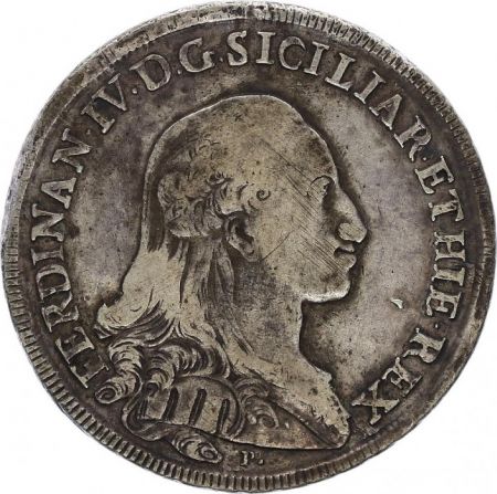Naples C.66.a 120 Grana, Ferdinand IV - Armoiries 1788