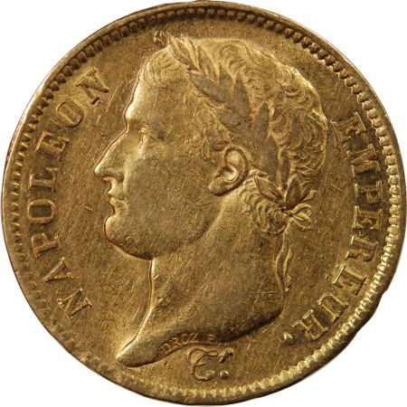 NAPOLEON Ier - 40 FRANCS OR 1810 W LILLE
