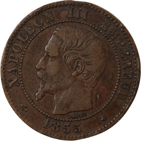 NAPOLEON III - 2 CENTIMES 1855 BB STRASBOURG - ANCRE