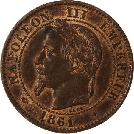NAPOLEON III - 2 CENTIMES 1861 A PARIS
