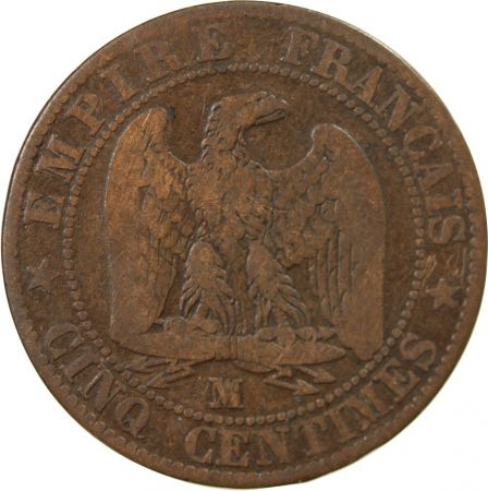 NAPOLEON III - 5 CENTIMES 1853 MA MARSEILLE