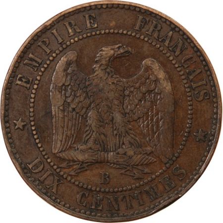 NAPOLEON III  TÊTE NUE - 10 CENTIMES 1852 / 1857
