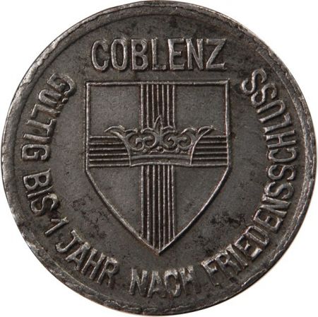 Nécessité  Allemagne  Coblence - 10 Pfennig 1918
