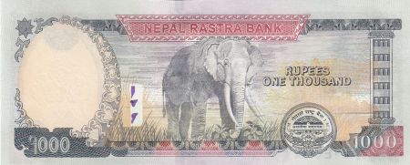 Népal 1000 Rupees Mont Everest - Eléphant - 2013 (2016)