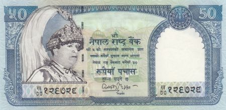 Népal 50 Rupees,  Roi B.B. Bikram - Chèvre - 2002 - P.48