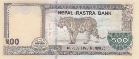 Népal 500 Rupees Mont Everest - Tigre 2016 (2018) - Neuf - P.81