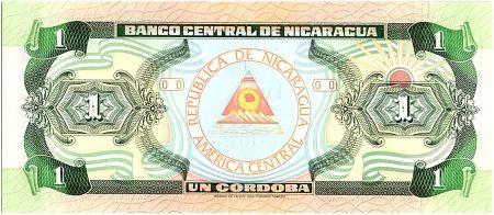 Nicaragua 1 Cordoba,  Fransisco de Cordoba  - 1990