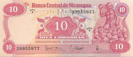 Nicaragua 10 Cordobas A. Castro - Mineurs