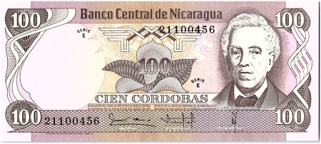 Nicaragua 100 Cordobas,  Jose Dolores Estrada - 1979
