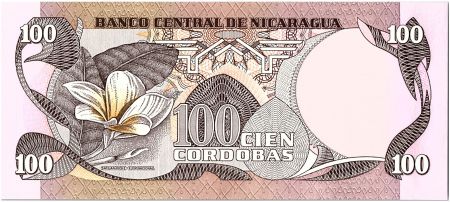 Nicaragua 100 Cordobas,  Jose Dolores Estrada - 1979