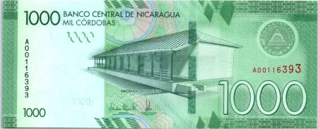 Nicaragua 1000 Cordobas,  Hacienda San Jacinto  - Río San Juan - 2017