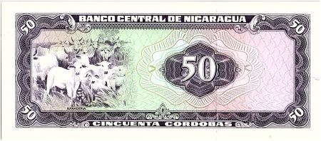 Nicaragua 50 Cordobas,  Maximo Jerez - 1978