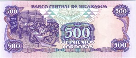Nicaragua 500 Cordobas Ruben Dario - 1985 (1988)