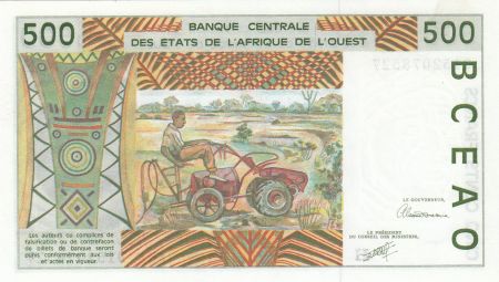 Niger 500 Francs homme 1991 - Niger