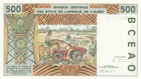Niger 500 Francs homme 1994 - Niger