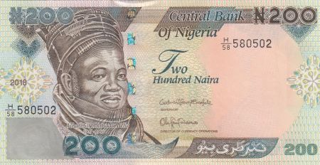 Nigeria 200 Naira 2018 - Alhaji Sir Ahmadu Bello, vaches