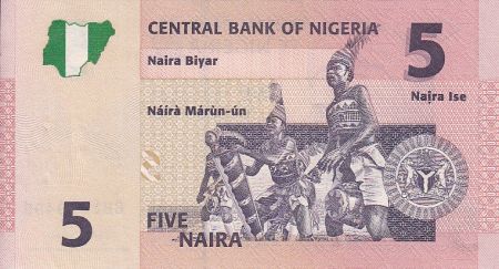Nigeria 5 Naira - Alhaji Sir Abubakar Tafawa Salewa - Danseurs - 2006