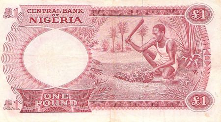 Nigeria NIGERIA - 1 POUND 1967