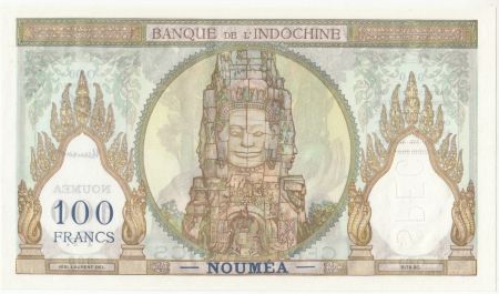 Nle Calédonie 100 Francs  Ruines d\'Angkor Spécimen - ND (1953)