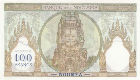 Nle Calédonie 100 Francs  Ruines d\'Angkor Spécimen - ND (1963)
