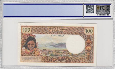 Nle Calédonie 100 Francs Tahitienne - 1969 - Spécimen - PCGS 64OPQ