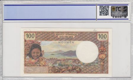Nle Calédonie 100 Francs Tahitienne - 1971 - Spécimen - PCGS 62OPQ