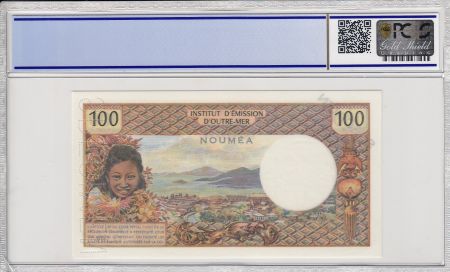 Nle Calédonie 100 Francs Tahitienne - 1971 - Spécimen - PCGS 66OPQ
